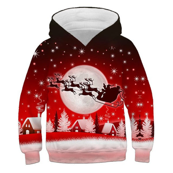 Warm Red Christmas Night 3D All Over Print | Adult | HP2797