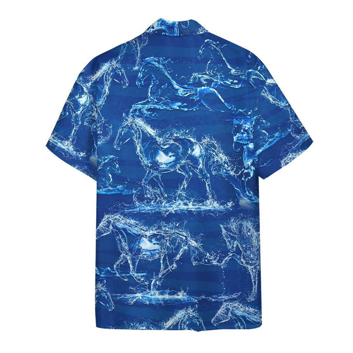 Water Horse Hawaiian Shirt | For Men & Women | HW1616-BehighStyle