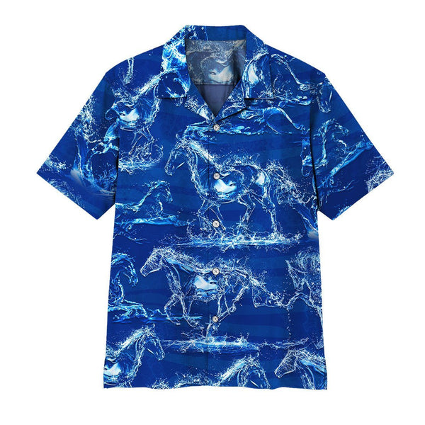 Water Horse Hawaiian Shirt | For Men & Women | HW1616-BehighStyle