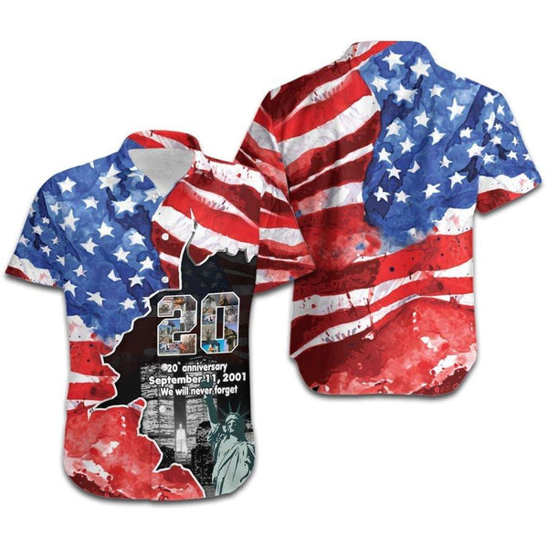 We Will Never Forget American Veteran Hawaiian Shirt | HW3216