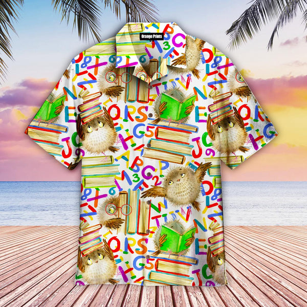 Welcome Back To School With Owl Hawaiian Shirt | For Men & Women | HW963-BehighStyle