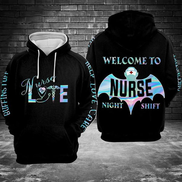 Welcome To Nurse Night Shift 3D All Over Print | For Men & Women | Adult | HP1779-BehighStyle