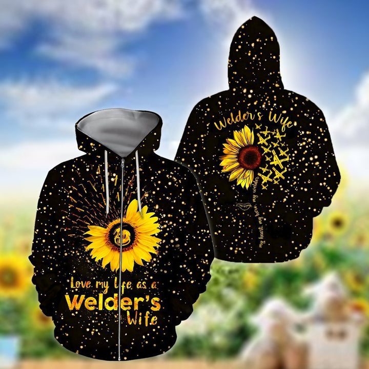 Welder Wife 3D All Over Print | For Men & Women | Adult | HP1059-BehighStyle