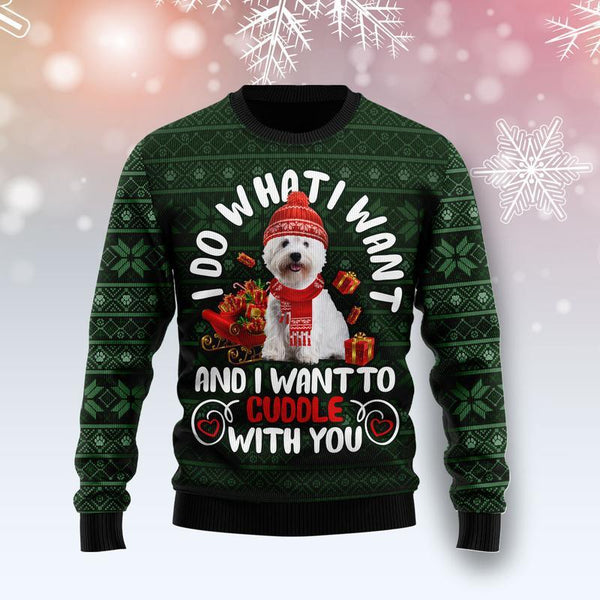 West Highland White Terrier Ugly Christmas Sweater | For Men & Women | Adult | US1211-BehighStyle