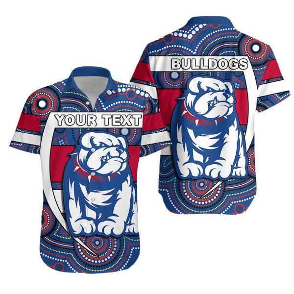 Western Football Bulldogs Custom Name Hawaiian Shirt | HN745