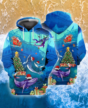 Whales - Christmas 3D All Over Print | Adult | HP2628