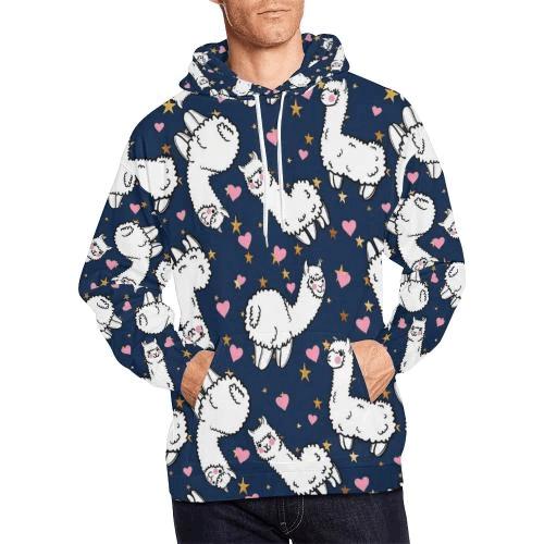 White Llama Stars 3D All Over Print | Adult | HP2629