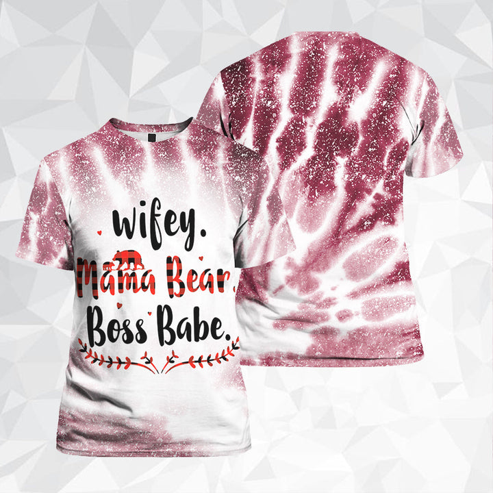 Wifey Mama Bear Boss Babe 3D All Over Print | For Men & Women | Adult | HP1091-BehighStyle