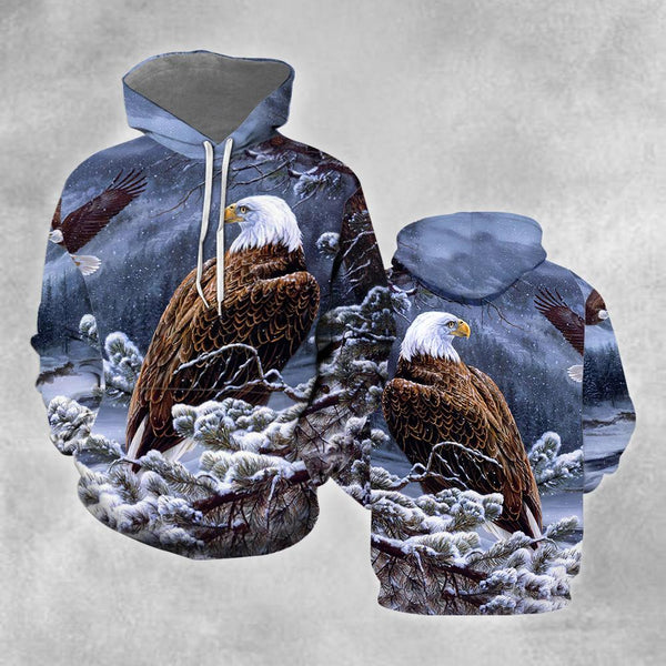 Winter Snow Eagle 3D All Over Print | Adult | HP2815