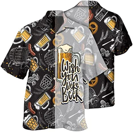 Wish You were Beer Hawaiian Shirt | For Men & Women | HW1799-BehighStyle