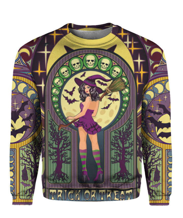 Witch Full Moon Halloween 3D All Over Print | For Men & Women | Adult | HP957-BehighStyle