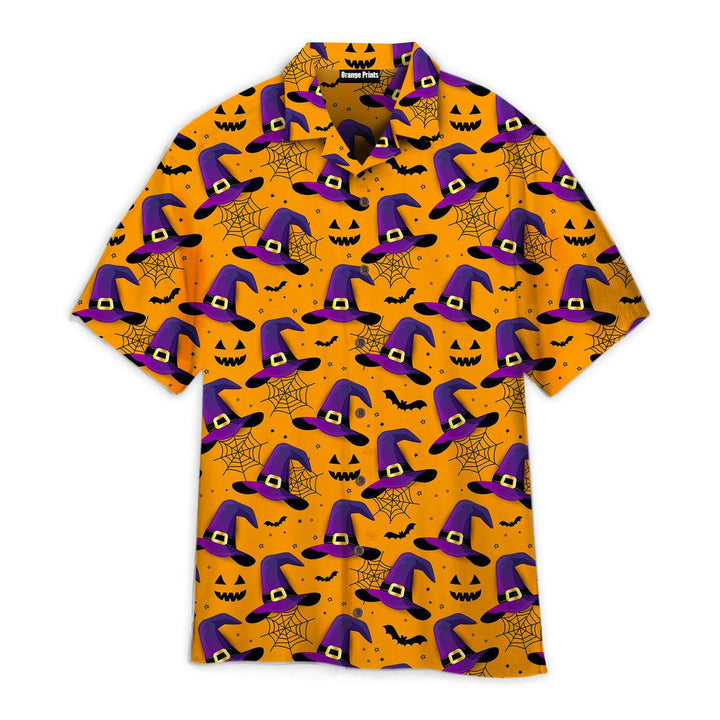 Witch Hat Spider Halloween Pattern Hawaiian Shirt | For Men & Women | HW2591-BehighStyle