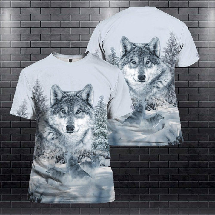 Wolf 3D All Over Print | For Men & Women | Adult | HP140-BehighStyle