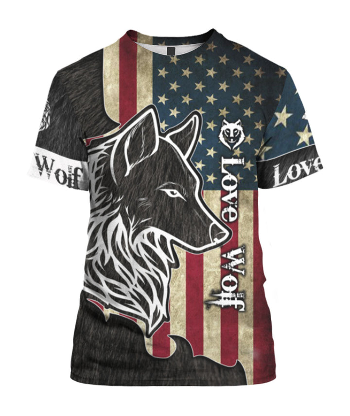 Wolf Black Flag 3D All Over Print | For Men & Women | Adult | HP895-BehighStyle