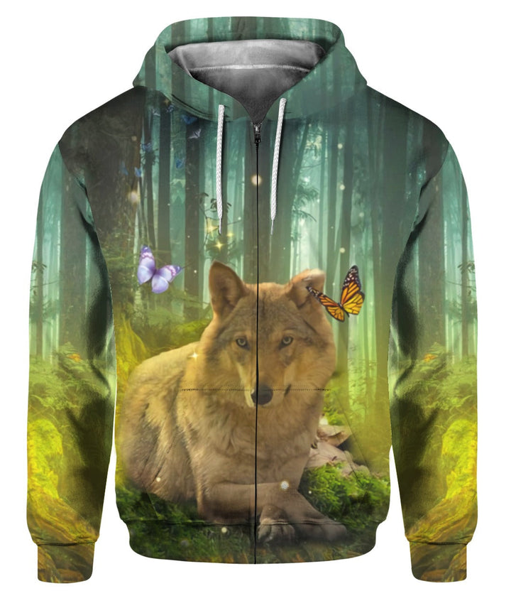 Wolf Butterfly 3D All Over Print | For Men & Women | Adult | HP877-BehighStyle