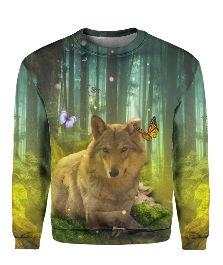 Wolf Butterfly 3D All Over Print | For Men & Women | Adult | HP877-BehighStyle