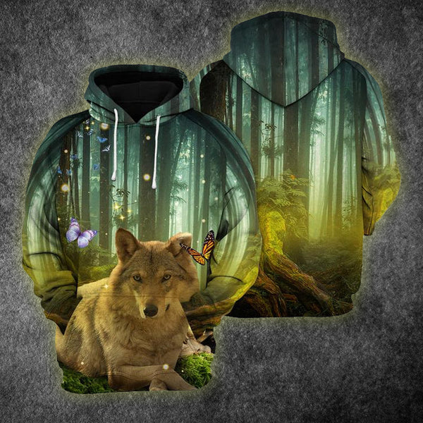 Wolf Butterfly 3D All Over Print | For Men & Women | Adult | HP877-BehighStyle