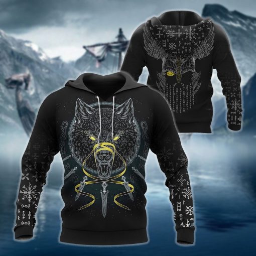 Wolf Fenrir Viking 3D All Over Print | For Men & Women | HP315-BehighStyle