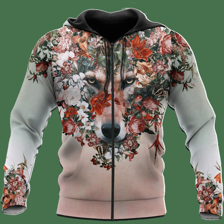 Wolf Floral 3D All Over Print | For Men & Women | Adult | HP1491-BehighStyle