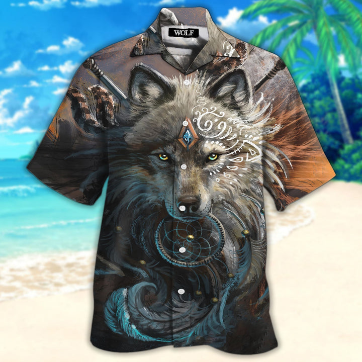 Wolf Hawaiian Shirt | For Men & Women | HW1386-BehighStyle