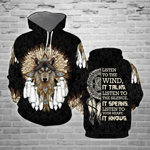 Wolf Native American 3D All Over Print | HP334