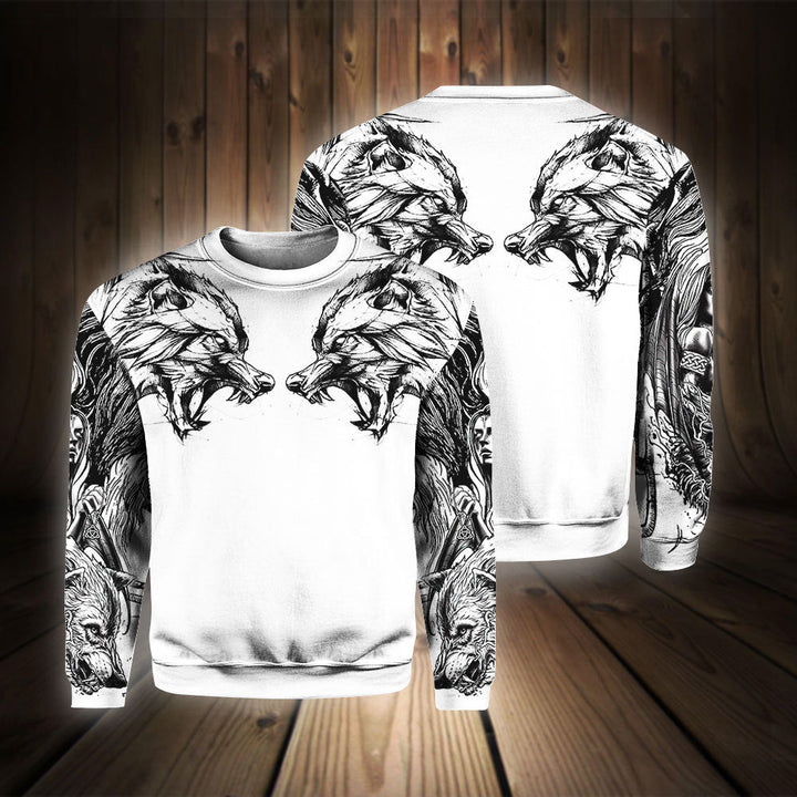 Wolf Tattoo 3D All Over Print | For Men & Women | Adult | HP106-BehighStyle