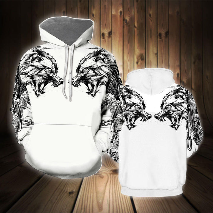 Wolf Tattoo 3D All Over Print | For Men & Women | Adult | HP106-BehighStyle