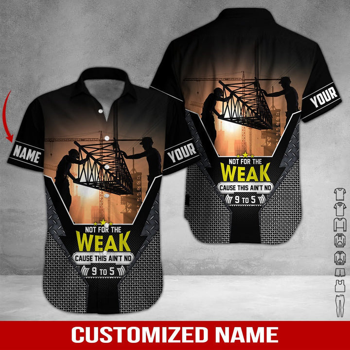 Workwear Style Custom Name Hawaiian Shirt | For Men & Women | HN463-BehighStyle