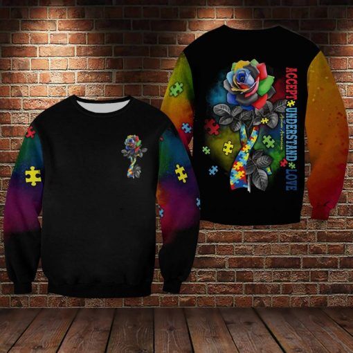 World Autism Awareness Day Hoodie Autism Accept Understand Love 3D All Over Print | For Men & Women | HP332-BehighStyle