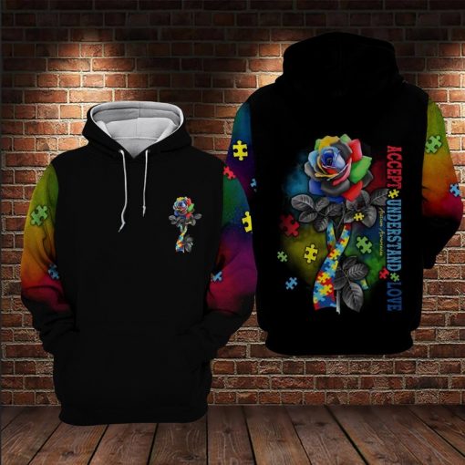 World Autism Awareness Day Hoodie Autism Accept Understand Love 3D All Over Print | For Men & Women | HP332-BehighStyle