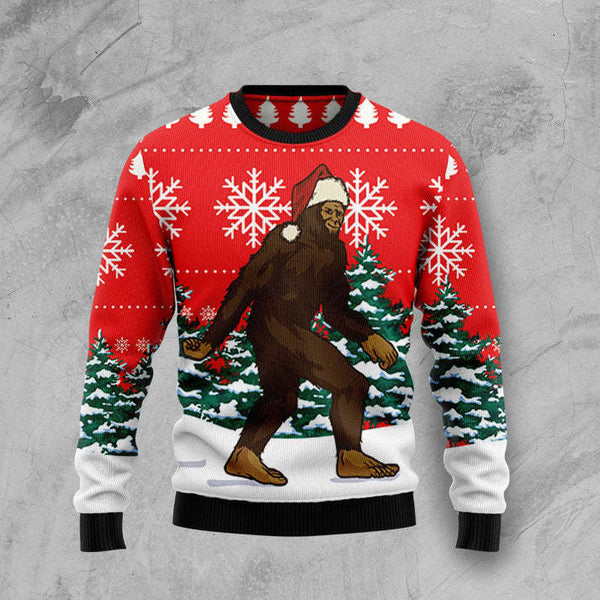 Xmas Bigfoot Ugly Christmas Sweater | Adult | US1331