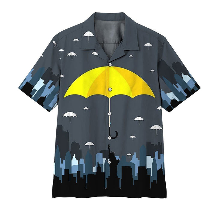 Yellow Umbrella Hawaiian Shirt | For Men & Women | HW1551-BehighStyle