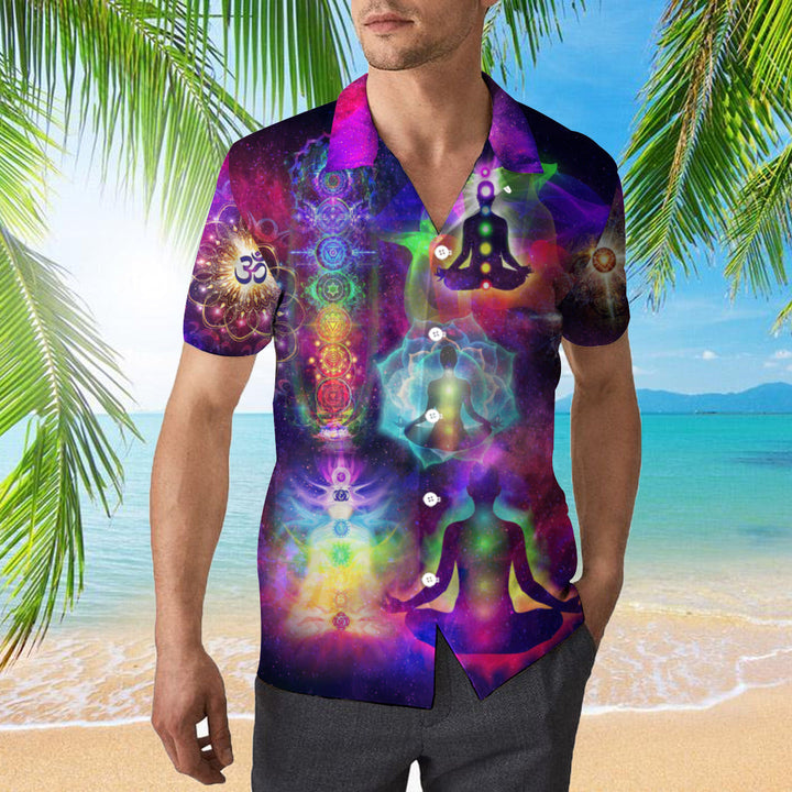 Yoga Life Colorful Hawaiian Shirt | For Men & Women | HW317-BehighStyle