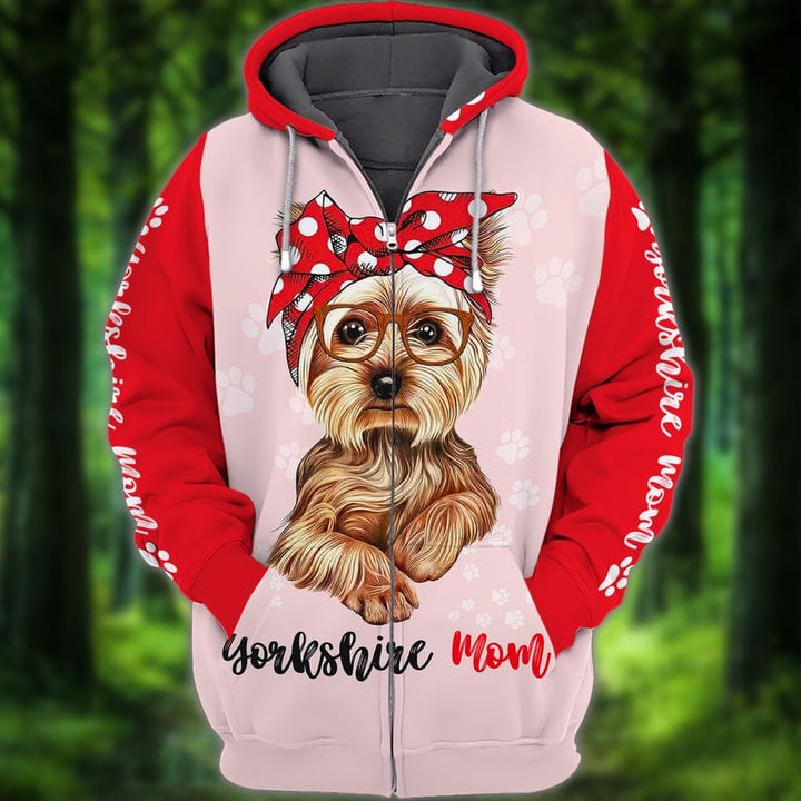 Yorkshire Dog Mom 3D All Over Print | For Men & Women | Adult | HP1221-BehighStyle