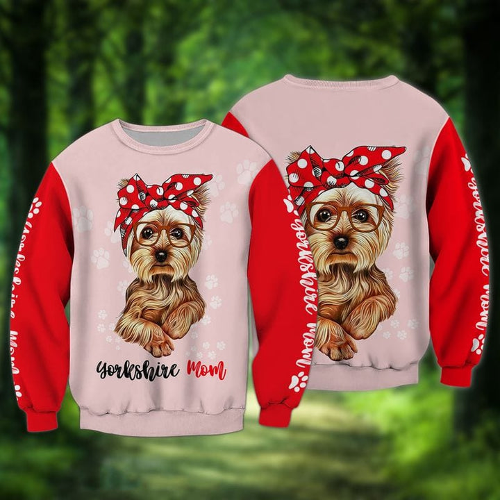 Yorkshire Dog Mom 3D All Over Print | For Men & Women | Adult | HP1221-BehighStyle