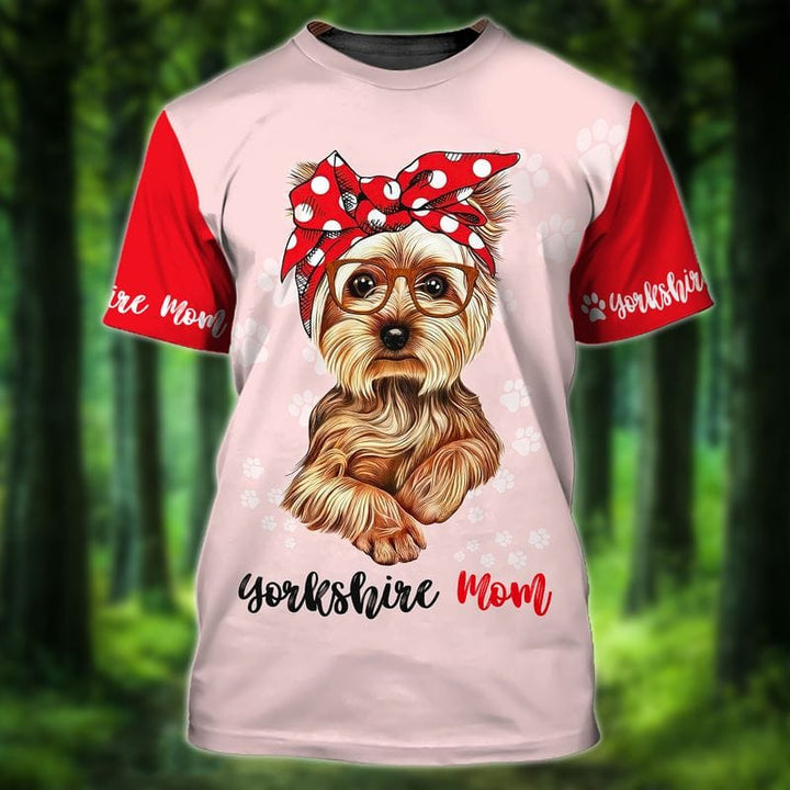 Yorkshire Dog Mom 3D All Over Print | For Men & Women | Adult | HP1221-BehighStyle