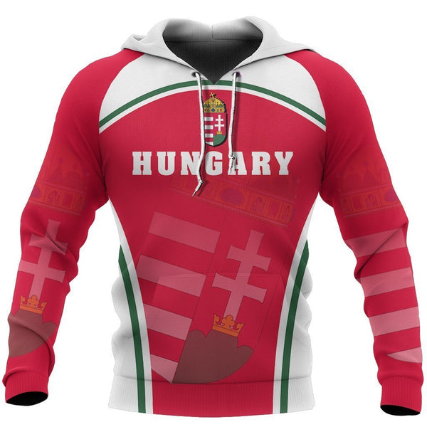 Hungary Coat Of Arms Sport Style 3D All Over Print | Adult | HP3205
