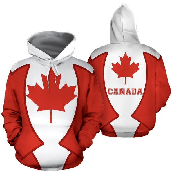 Canada Hoodie Maple Leaf 3D All Over Print | Adult | HP3217
