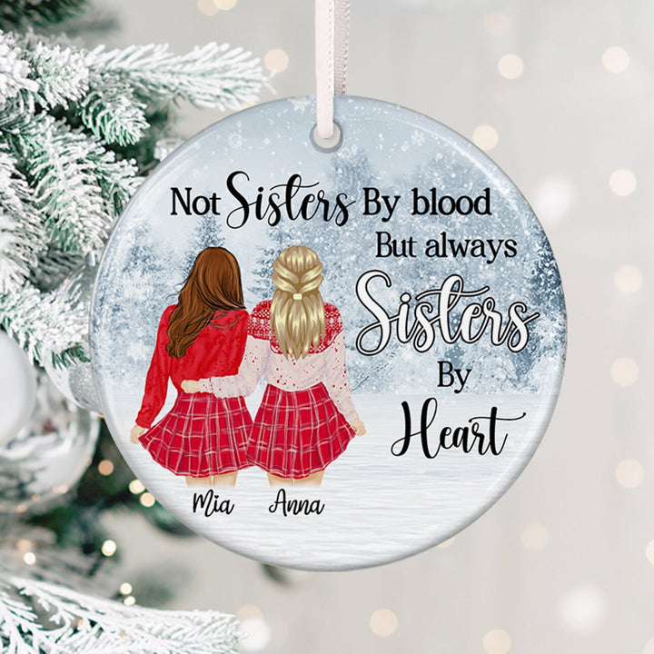 Personalized Best Friend Ornament, Best Friend Gift, Soul Sister Gift, Friendship Ornament, Bestie Christmas Ornament, Christmas Friend Gift