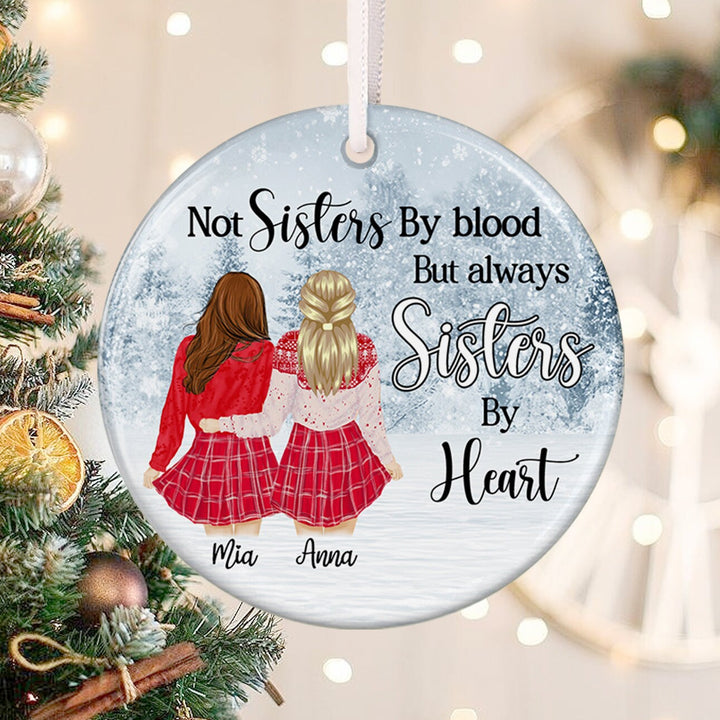 Personalized Best Friend Ornament, Best Friend Gift, Soul Sister Gift, Friendship Ornament, Bestie Christmas Ornament, Christmas Friend Gift