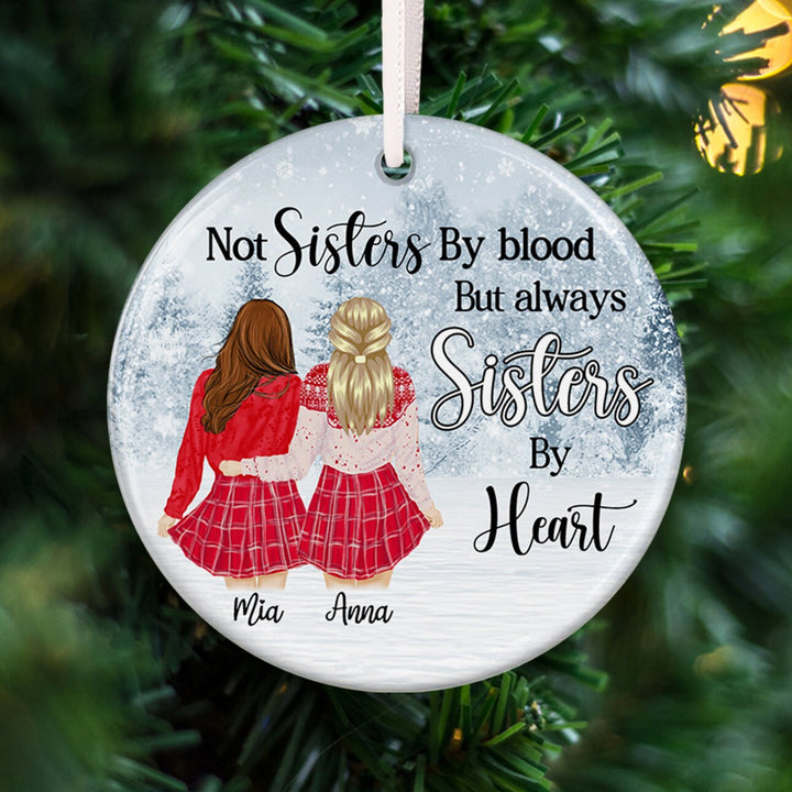 Personalized Best Friend Ornament, Best Friend Gift, Soul Sister Gift, Friendship Ornament, Bestie Christmas Ornament, Christmas Friend Gift