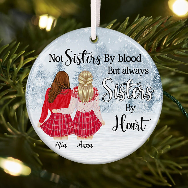 Personalized Best Friend Ornament, Best Friend Gift, Soul Sister Gift, Friendship Ornament, Bestie Christmas Ornament, Christmas Friend Gift