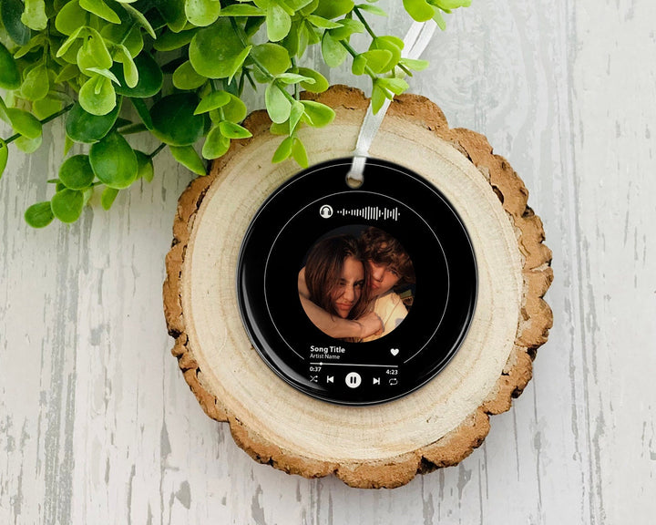 Engagement Ornament, Custom Couple Photo Ornament, Engaged Ornament, Married Ornament, First Christmas Ornament, Couple Anniversary Gift