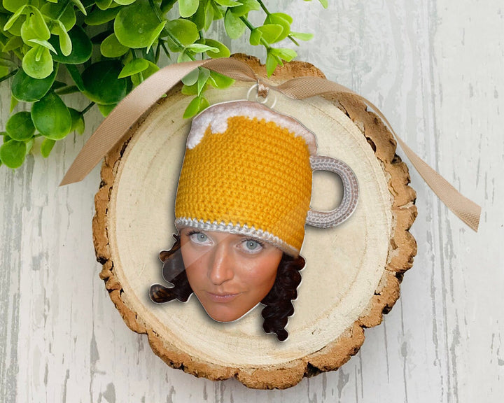 Custom Face Photo Ornament, Photo Ornament Personalized, Acrylic Photo Ornament, Picture Ornament, Funny Christmas Ornament, Christmas Gift
