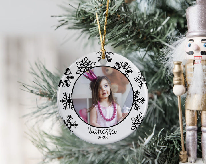 Personalized Photo Kid Ornament, Kids Christmas Gift, Gift For Kid, Kid Gift Ideas, Custom Kid Keepsake Ornament, Christmas Ornament For Kid