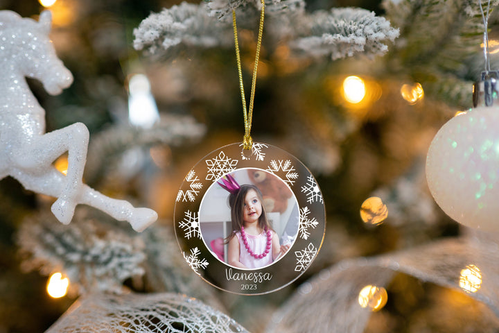 Personalized Photo Kid Ornament, Kids Christmas Gift, Gift For Kid, Kid Gift Ideas, Custom Kid Keepsake Ornament, Christmas Ornament For Kid