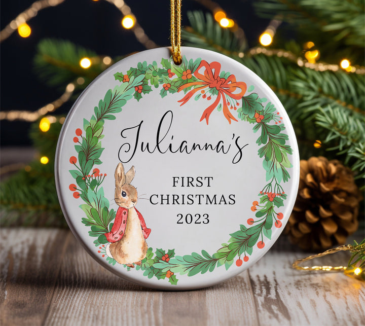 Custom Name Ornament for First Christmas, Baby Christmas Gifts, New Mom Gift, New Born Gifts, Baby Girl Gifts, Baby Boy Gifts, Baby Ornament