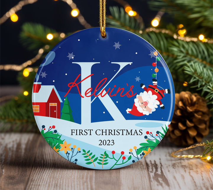 Custom New Mom Ornament, Gift For Christmas, New Baby Gifts, Baby's 1st Christmas, First Christmas Decoration, Christmas Holiday Ornament