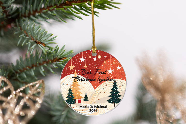 Custom First Christmas Ornament, New House Gifts, Christmas Part Decor, Christmas Family Keepsake Gifts, 2023 Ornament, Unique Cute Ornament