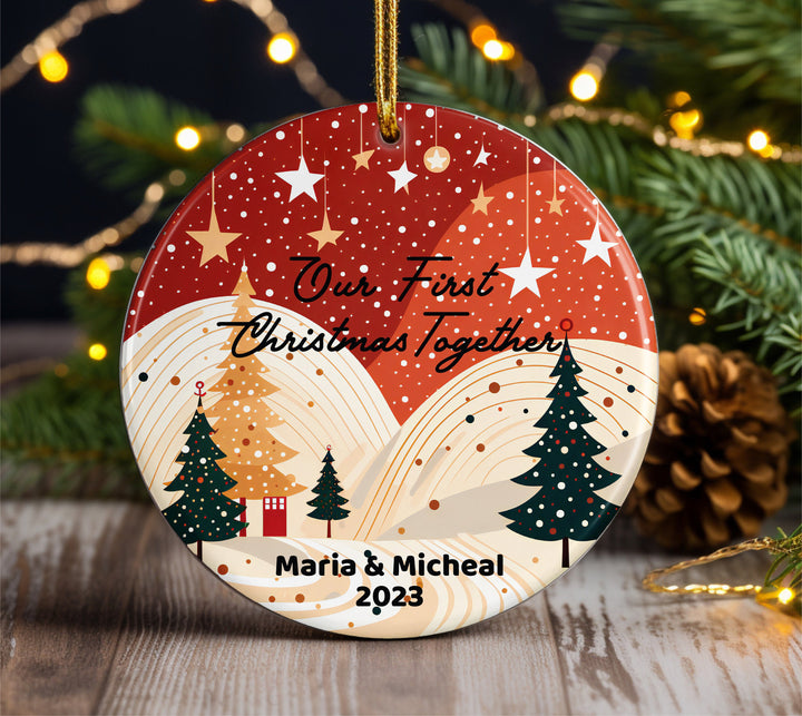 Custom First Christmas Ornament, New House Gifts, Christmas Part Decor, Christmas Family Keepsake Gifts, 2023 Ornament, Unique Cute Ornament